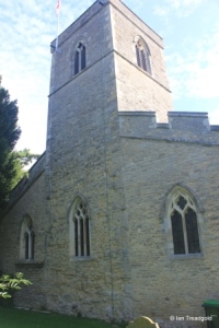 Stevington - St Mary. Tower from the south-west.