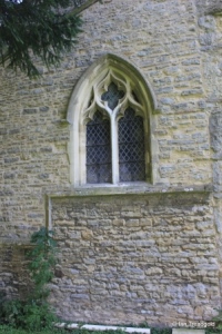 Stevington - St Mary. North aisle, west window.