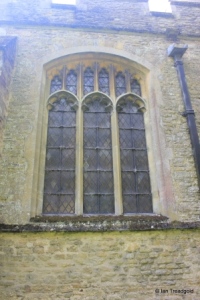 Stevington - St Mary. North aisle, central window.