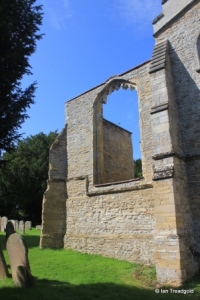 Stevington - St Mary. Ruined south chapel.