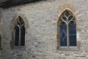Bletsoe - St Mary the Virgin. North transept, east windows.
