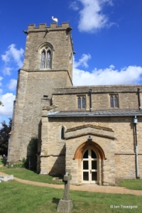 Carlton - St Mary the Virgin. South porch and tower.