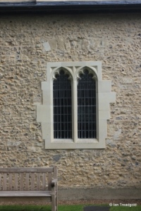 Studham - St Mary. South aisle, south-west window.