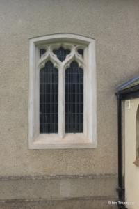 Studham - St Mary. North aisle, central window.