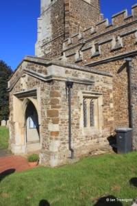 Sutton - All Saints. South porch.