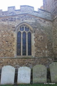 Sutton - All Saints. North aisle, west window.