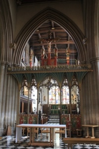Bedford - St Paul. Rood screen.