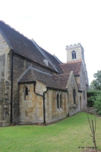 Bedford - St John the Baptist. Vestry and north side from the north-east.