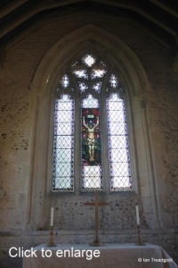 Swineshead - St Nicholas. East window internal.