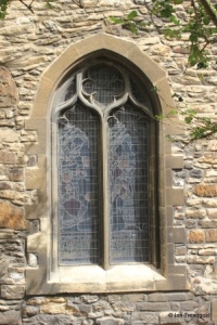 Bedford, St Peter. Chancel, south-west window.