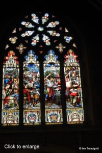 Bedford, St Peter de Merton. West window, internal.