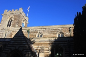 Tempsford - St Peter. Clerestory from the south.
