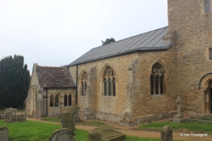 Thurleigh - St Peter. South aisle from the south-east.