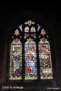 Biggleswade - St Andrew. South aisle, south-west window internal.