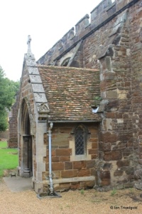 Blunham, St Edmund or St James. North porch from the west.
