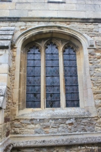 Cople - All Saints. South chapel, south window.