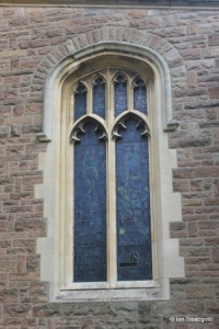 Cardington - St Mary. South aisle, west window.