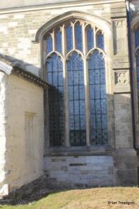 Toddington - St George. South aisle, centre window.