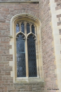 Cardington - St Mary. North aisle, west window.