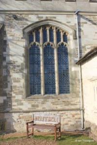 Toddington - St George. South aisle, south-west window.