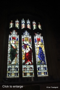 Cardington - St Mary. South aisle, south-west window internal.
