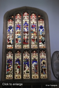 Cardington - St Mary. East window internal.