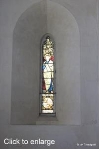 Toddington - St George. South aisle, west window internal.