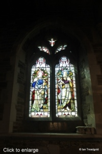 Campton - All Saints. South aisle, south-east window internal.