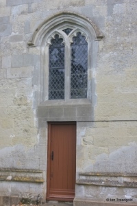 Totternhoe - St Giles. West door and window.