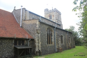Caddington - All Saints. North aisle and vestry.