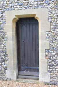 Caddington - All Saints. Chancel, priest's door.