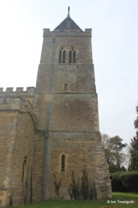 Turvey - All Saints. Tower from the north.