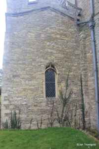 Turvey - All Saints. North aisle, west window.