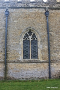 Turvey - All Saints. North aisle, western window.