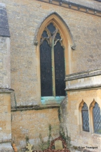 Turvey - All Saints. Chancel, north window.