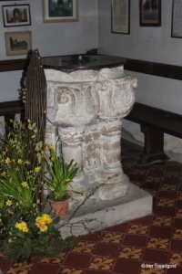 Turvey - All Saints. Font.