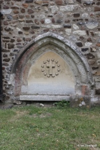 Cockayne Hatley - St John the Baptist. South doorway remains.
