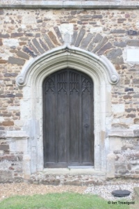 Cockayne Hatley - St John the Baptist. West door.