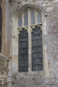 Cockayne Hatley - St John the Baptist. North aisle, east window.