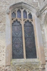 Cockayne Hatley - St John the Baptist. Chancel, north window.