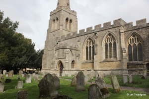 Colmworth - St Denys. South aisle from the south-east.