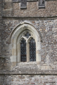 Colmworth - St Denys. Vestry, east window.