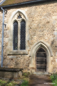 Westoning - St Mary. Chancel, south-west window.