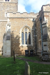 Westoning - St Mary. South aisle, western window.
