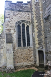 Westoning - St Mary. North aisle, west window.