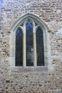 Westoning - St Mary. North aisle, north-west window.