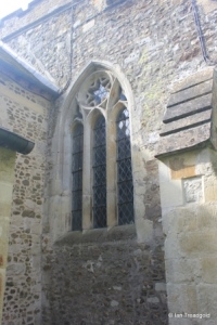 Westoning - St Mary. North aisle, east window.