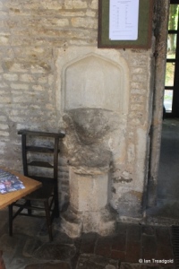 Dean, All Hallows. Holy water stoup.