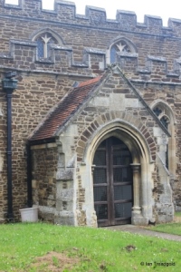 Wilstead - All Saints. South porch. Wilstead - All Saints. South porch.