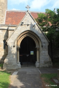 Clapham - St Thomas of Canterbury. South porch.